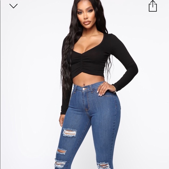 Always Leaving Jeans- Medium Wash (Gently Used) - Picture 3 of 5